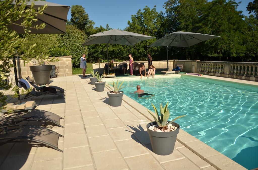 Chateau De Bellevue B&B Et Appartements Avec Piscine Saisonal Chauffee Et Chambres Partout Climatisees Saint-Avit  Exterior photo